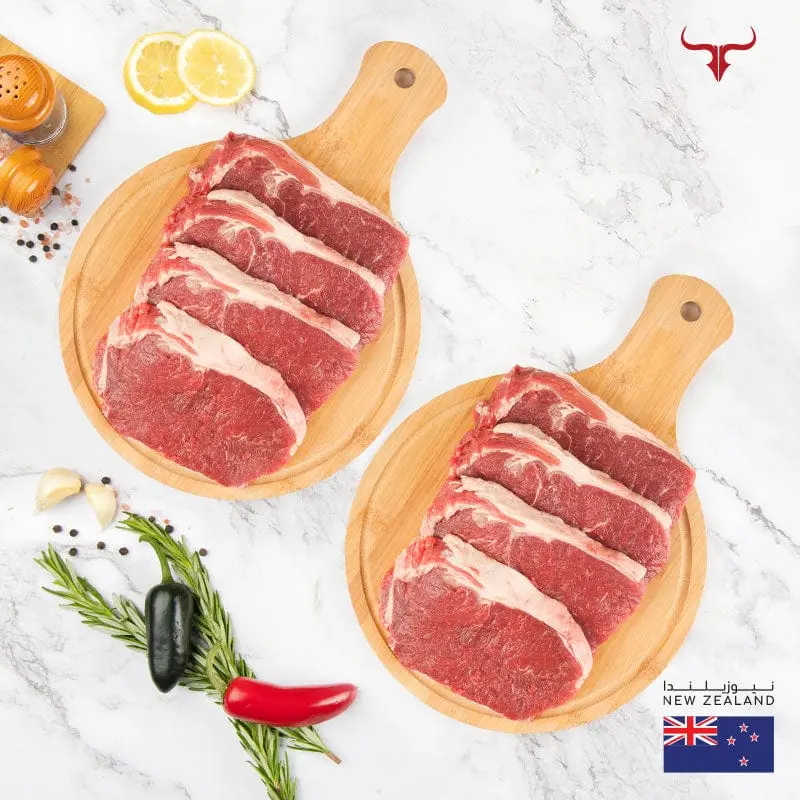 8 steaks offer NZ Grass-Fed Beef Striploin