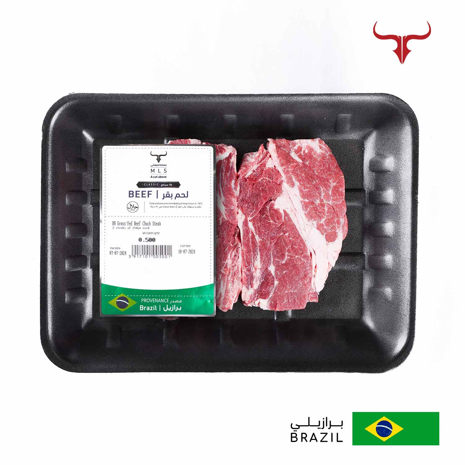BR Grass-Fed Beef Chuck Steak - Image 2