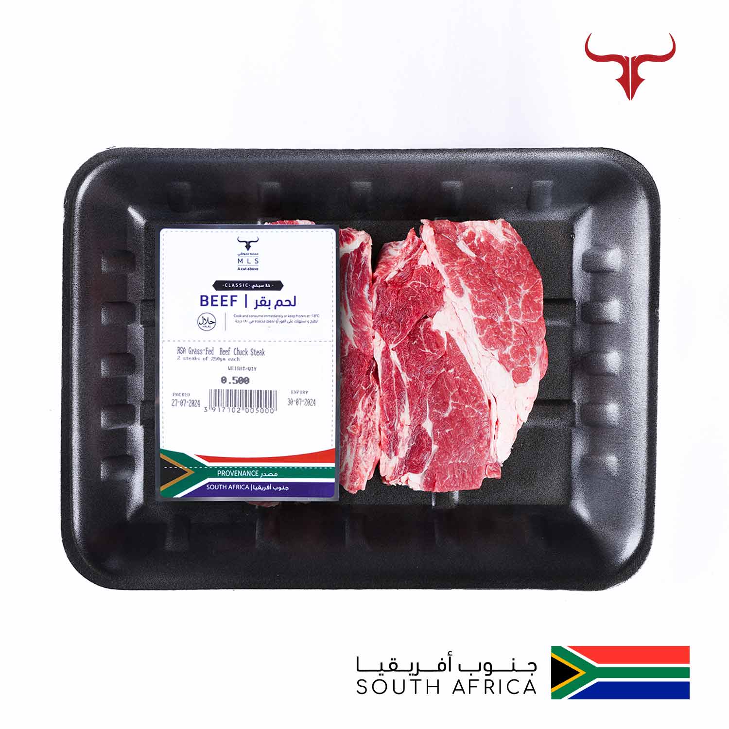 RSA Grass-Fed Beef Chuck Steak - Image 2