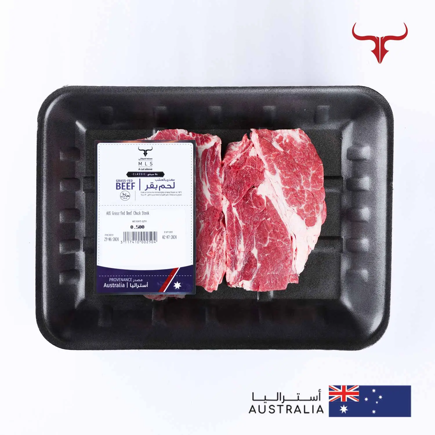 Classic Grass-Fed Beef Chuck Steak - Image 3