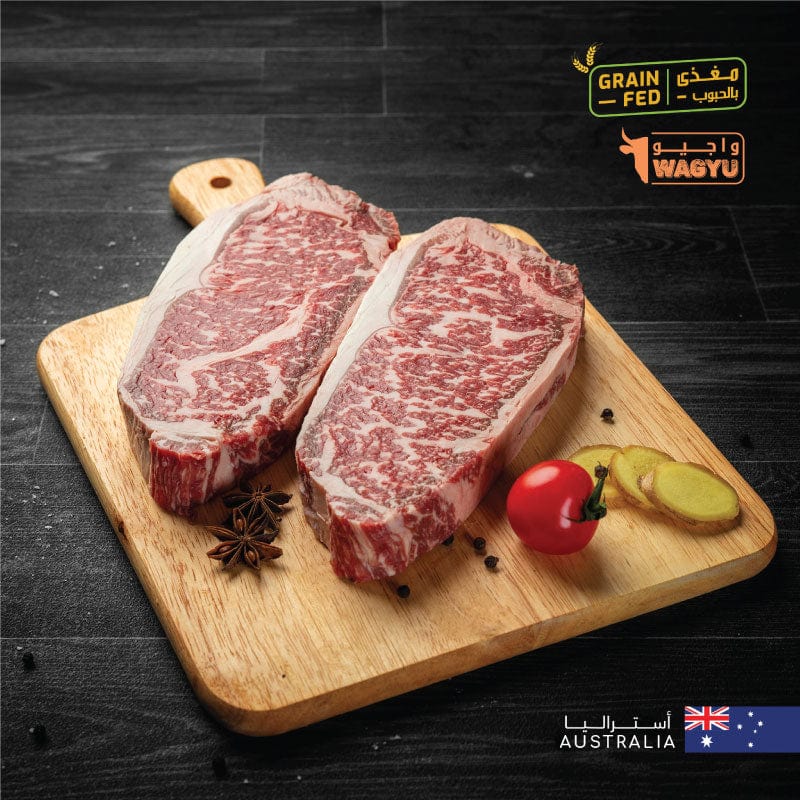 AUS Wagyu Beef Striploin Steak MB 6/7 - Image 11