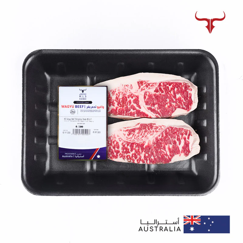 AUS Wagyu Beef Striploin Steak MB 6/7 - Image 3