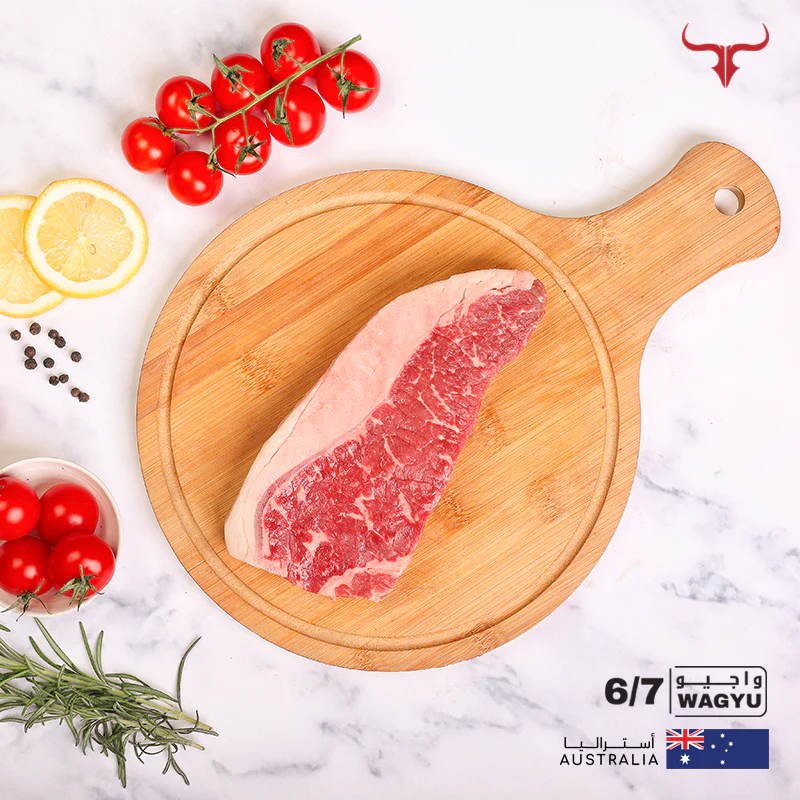 AUS Wagyu Beef Striploin Steak MB 6/7 - Image 6