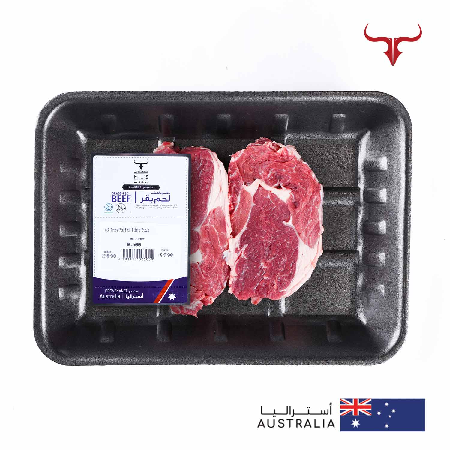 Classic Grass-Fed Beef Ribeye Steak - Image 3