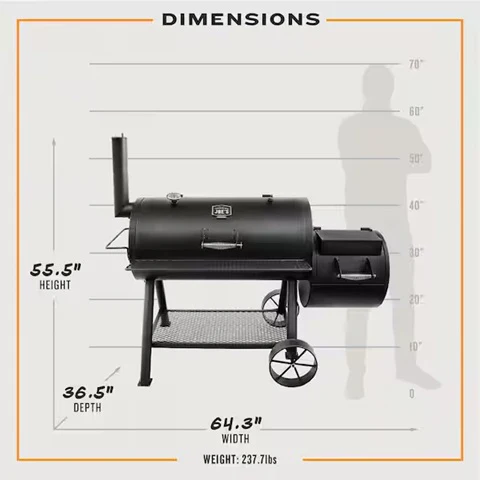 Oklahoma Joe's Longhorn Offset Smoker - Image 2