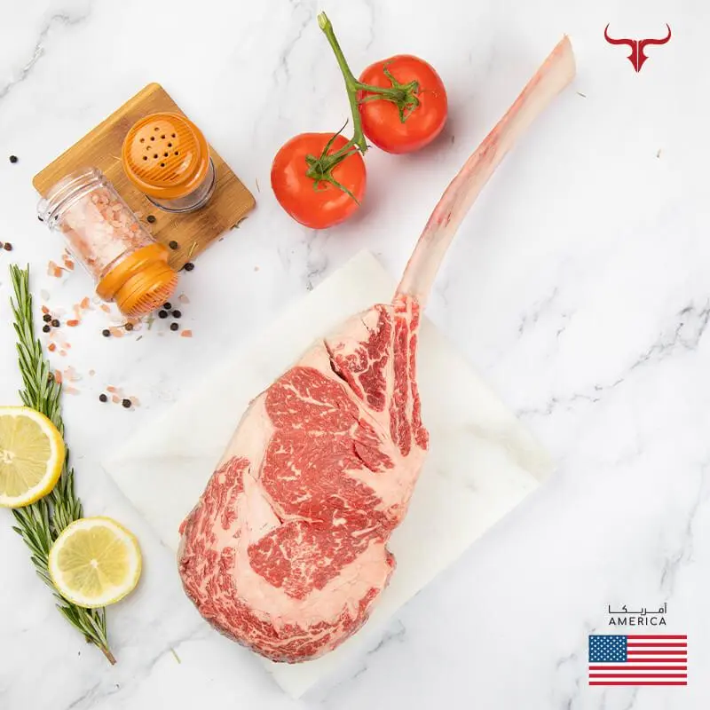 US Angus Beef Frenched Tomahawk 900gm+ x 1 steak
